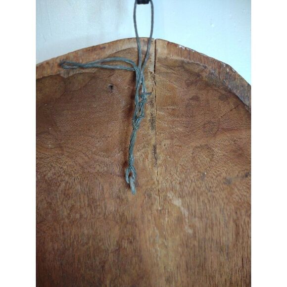 Wooden African Mask Decor Antique Decorative Large Good Blessings - Picture 12 of 16